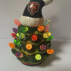 NFL Bears Multicolor Christmas Tree ornament 4 in